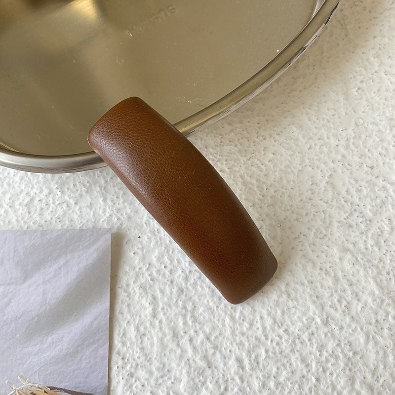 Wholesale Smiley Face Hollow Water Drop Hair Clip