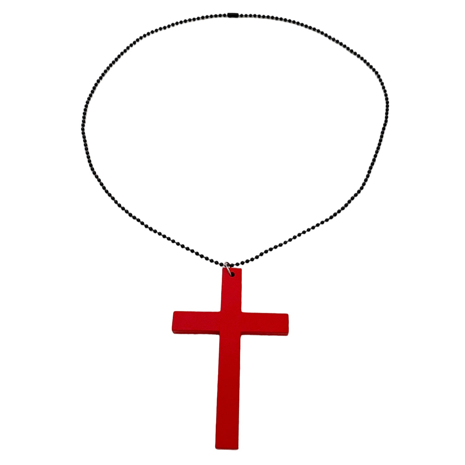 Wholesale  Dark Retro Wooden Cross Pendant Necklace Unisex Fashion Jewelry Accessory