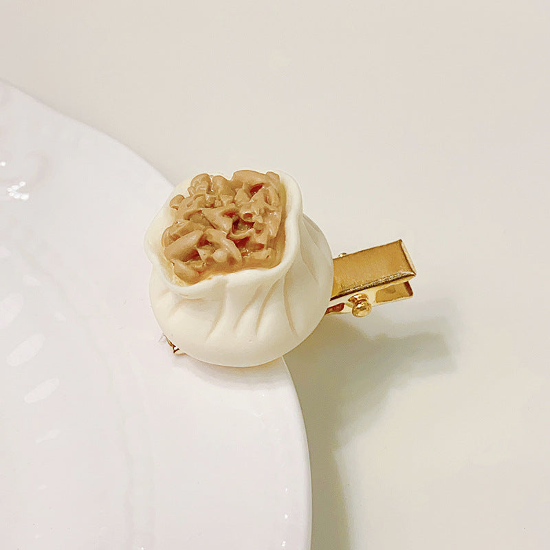Wholesale Plastic Simulated Food Hair Clips