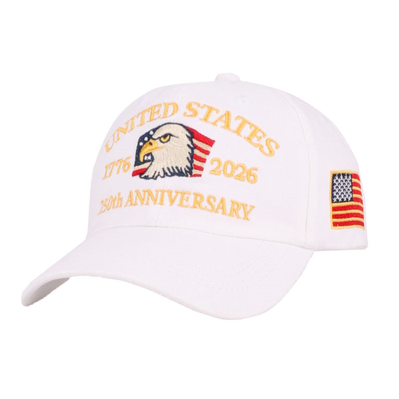 Wholesale Embroidered Baseball Cap American Flag Peaked Cap