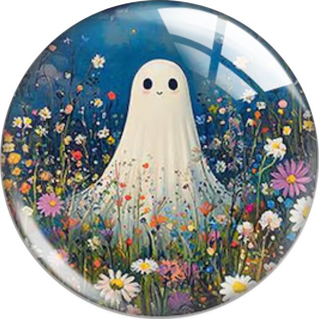 Wholesale 10pcs Ghost Time Gem Crystal Soft Magnetic Fridge Magnet Decoration