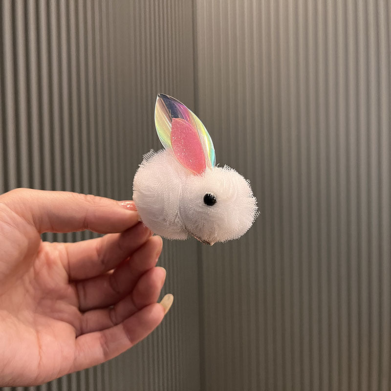 Wholesale Princess cartoon cute three-dimensional yarn ball bunny children's hairpin