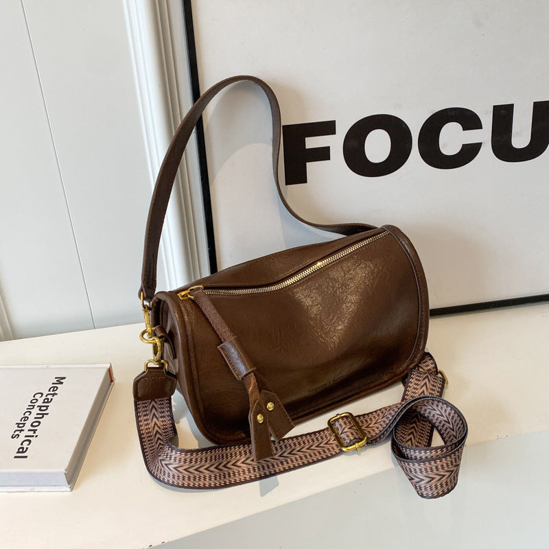 Wholesale Crossbody Single Shoulder Wide Strap Underarm Pillow Bag