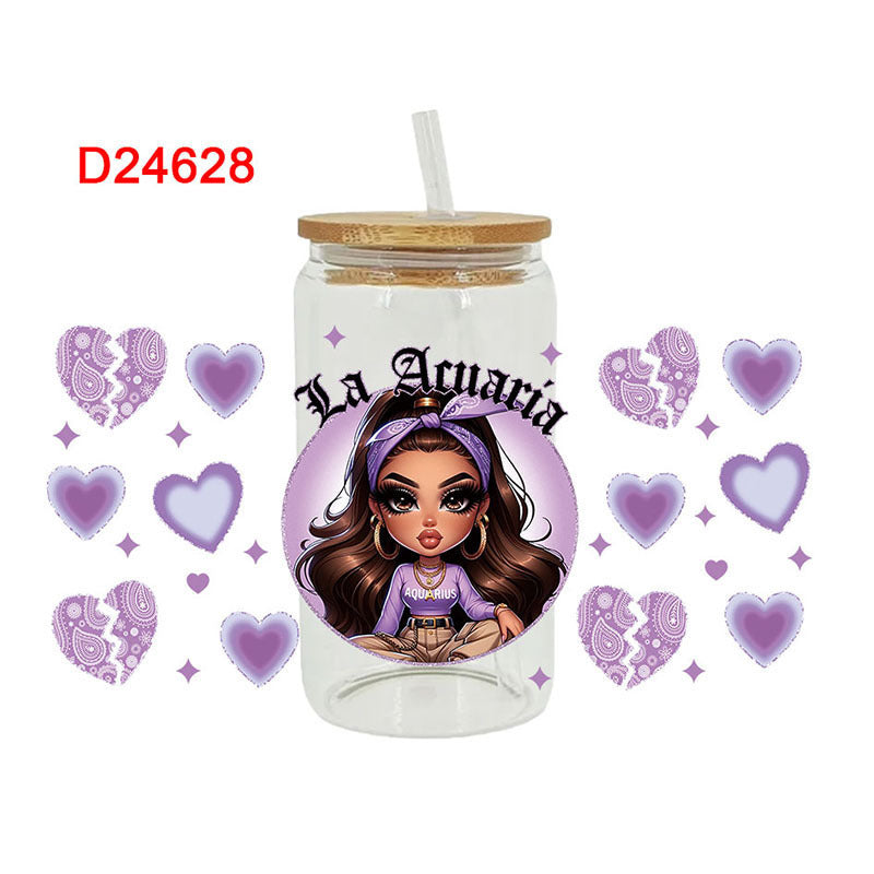 Wholesale UV Transfer Paste Glass Crystal Label Crystal Paste 16OZ UV DTF WRAPS