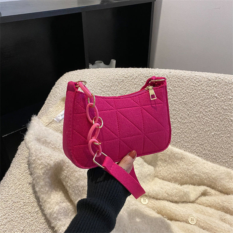 Wholesale Shoulder Bag Casual Simple Crossbody Bag Retro Armpit Bag