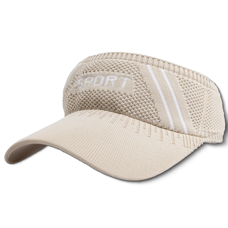Wholesale Outdoor Sports Visor Sun Hat SPORT Polyester Hat