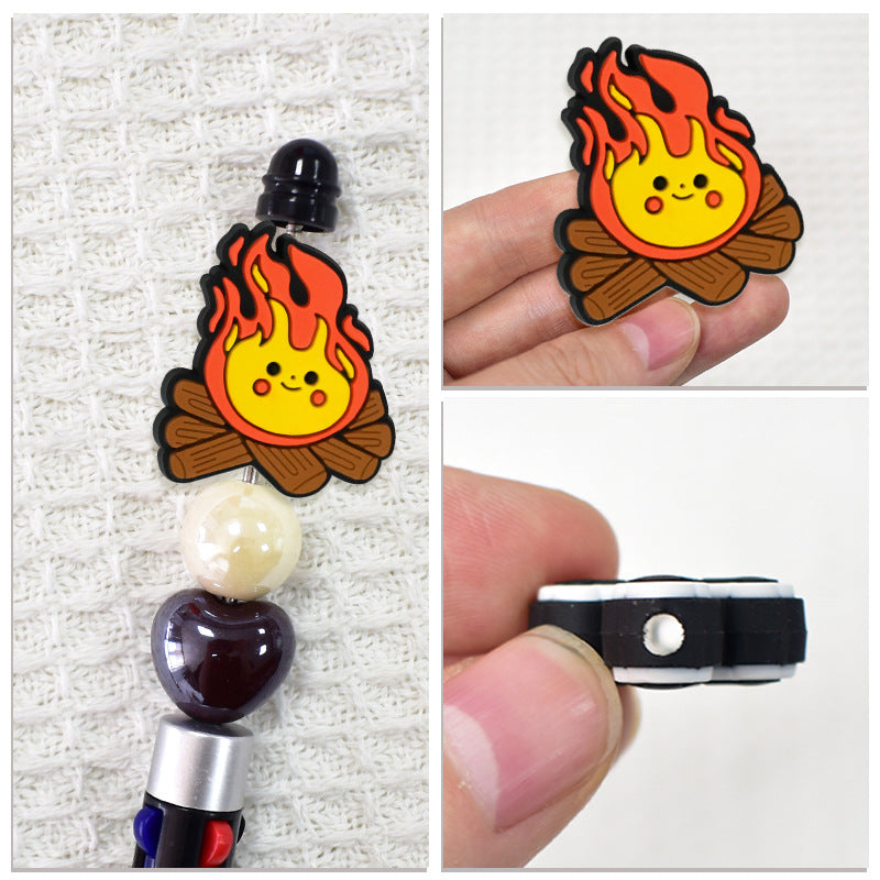 Wholesale Random 100pcs/pack  Thanksgiving-themed cartoon soft rubber beads