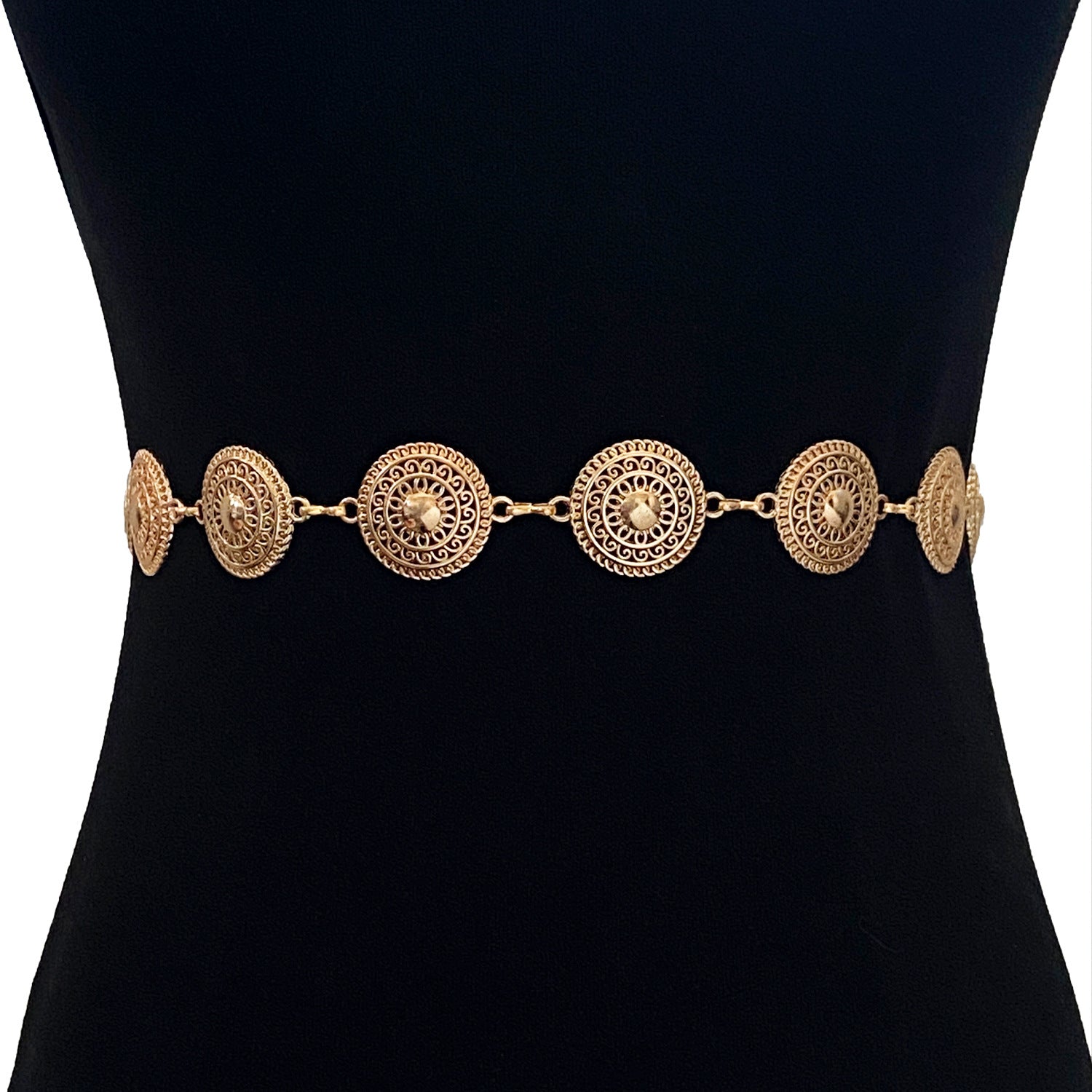 Wholesale Bohemian Heart Tassel Waist Chain Gold Metal Belt For Women S Dress Stylish Casual Accessory