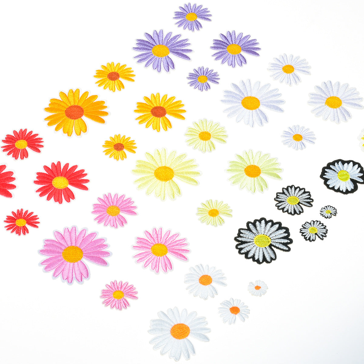 Wholesale Trendy Embroidery Patches Cloth Applique For Clothing Shoes Bags DIY Decorative Accent