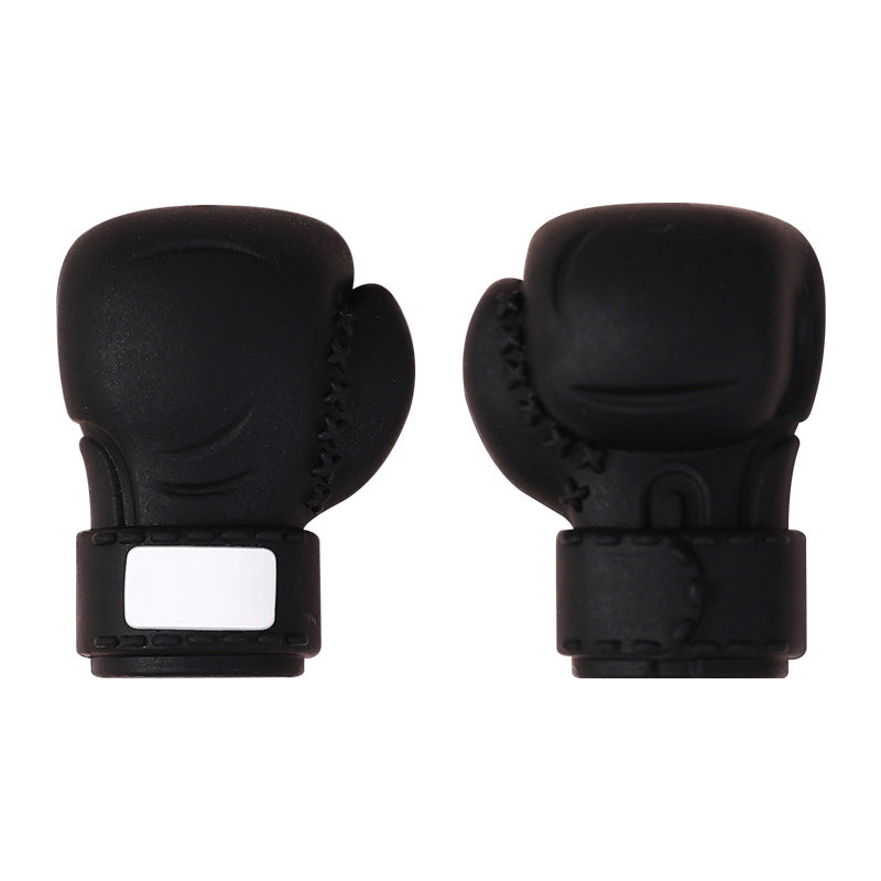 Wholesale 20pcs/pack 3D Boxing Gloves DIY Silicone Beads