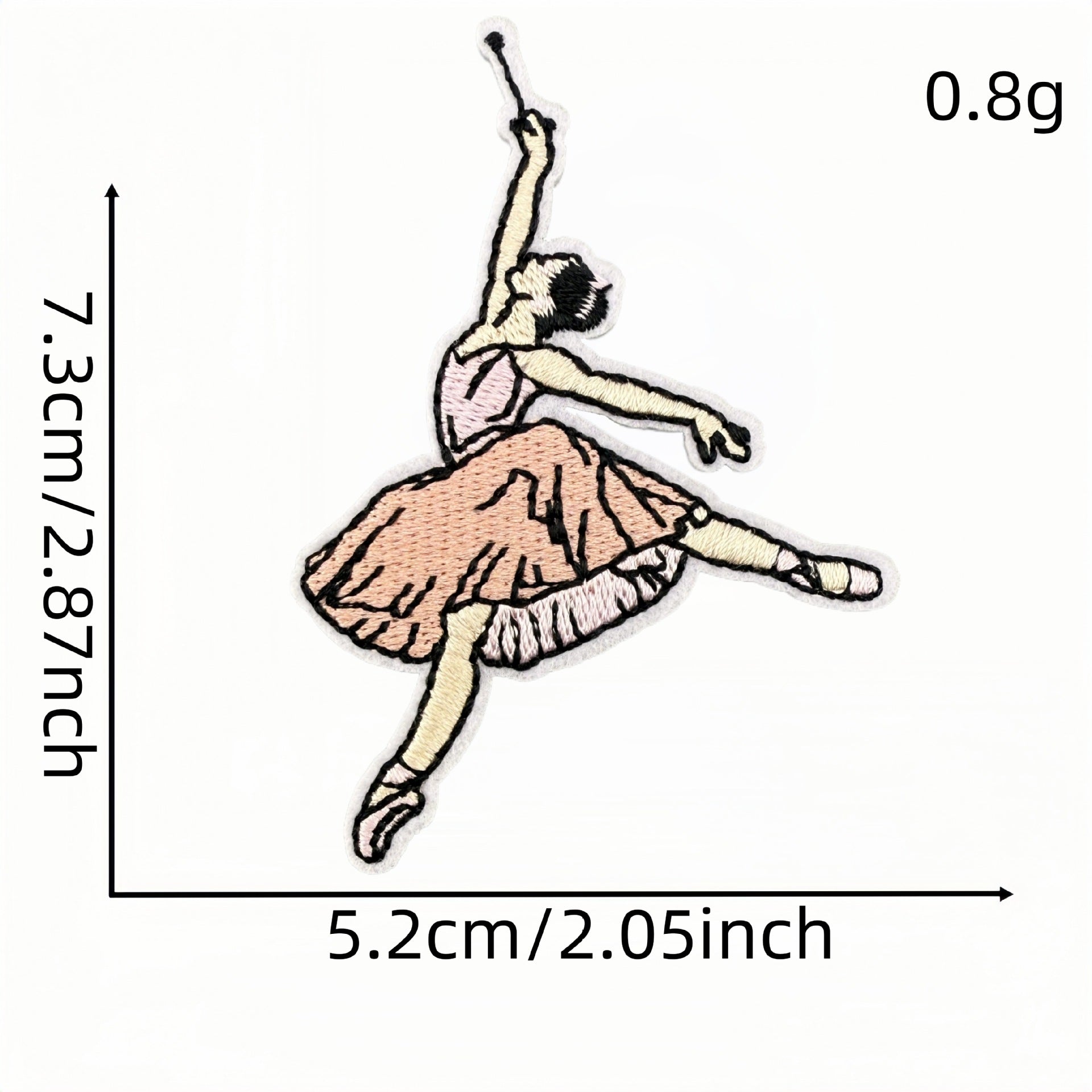 Wholesale Colorful Graffiti Cartoon Ballet Dance Girl DIY Patches