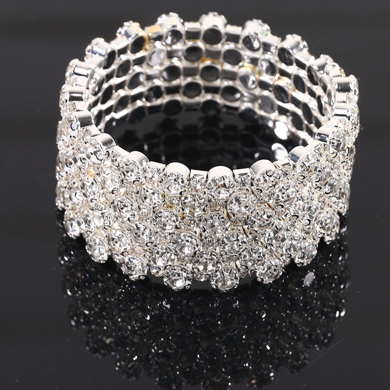 Wholesale Multi-layer Wrapped Zircon Bracelets