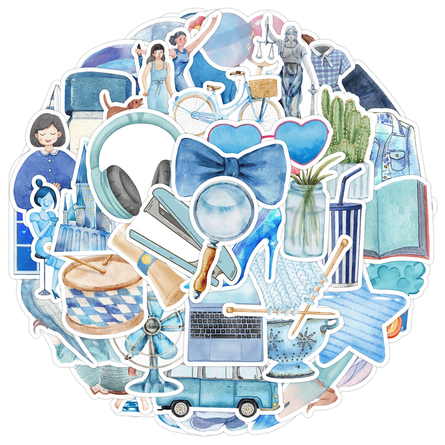 Wholesale 50 cartoon graffiti stickers waterproof decorative stickers