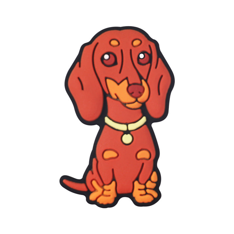 Wholesale 20pcs    Puppy silicone beads  Focal Beads