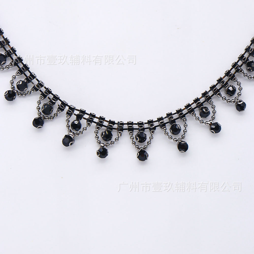 Wholesale Water Diamond Claw Chain Crystal Diamond Chain DIY Patches