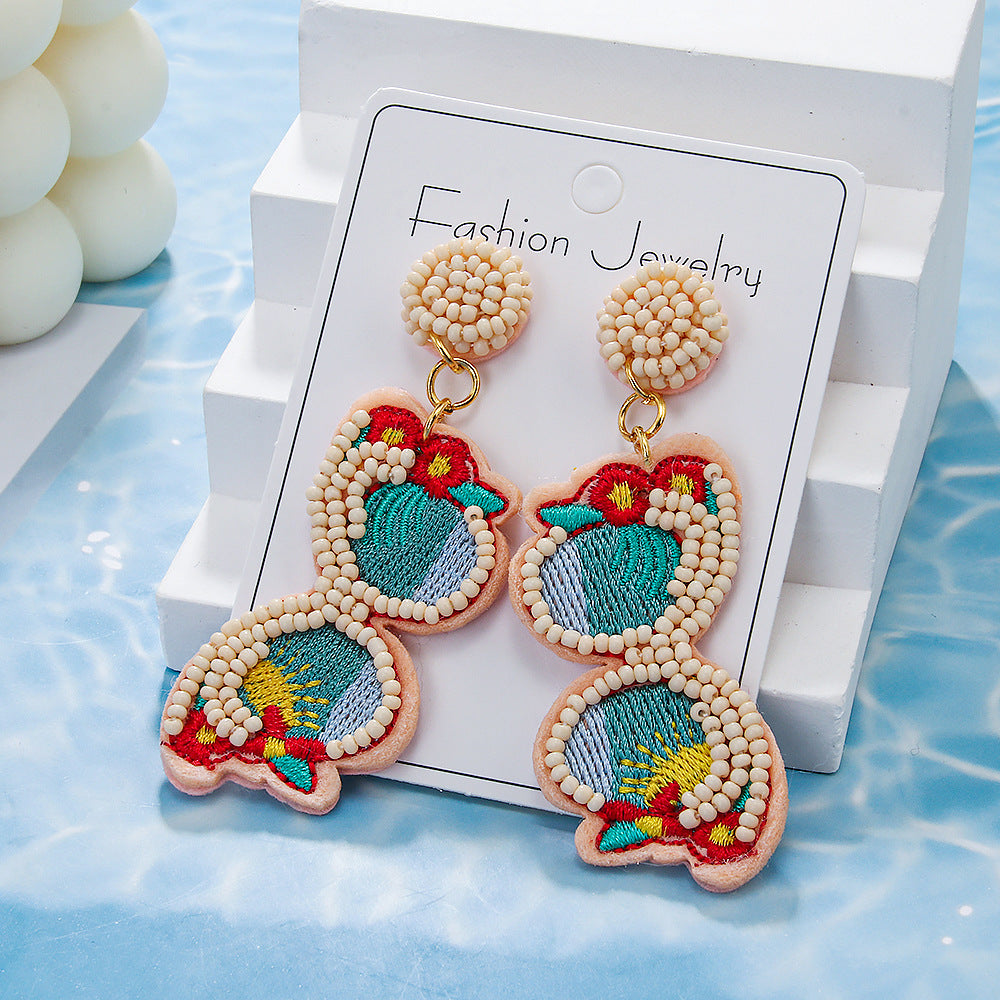 Wholesale Bohemian Handwoven Sunglasses and Bead Earrings