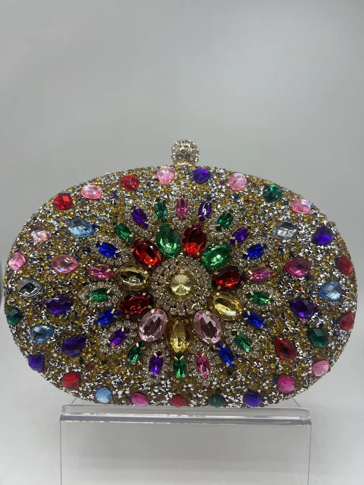 Wholesale Sunflower Diamond Evening Clutch