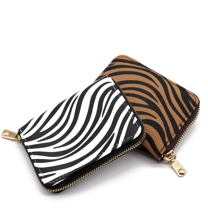 Wholesale Leopard Print Large Capacity Wallet Accordion Card Holder