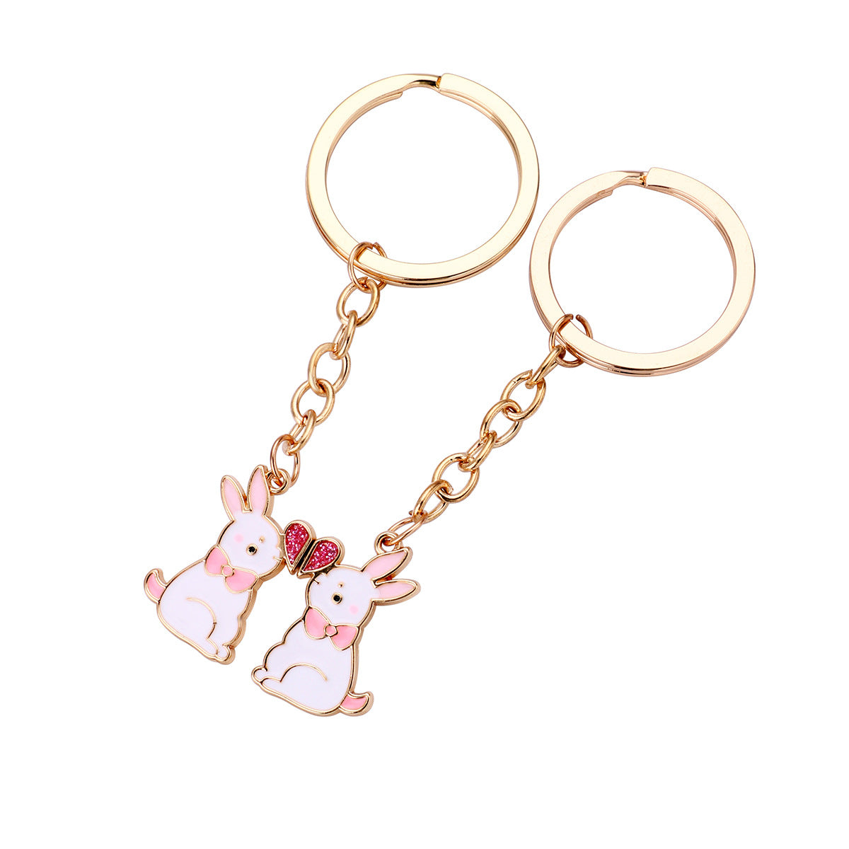 Wholesale Alloy Cartoon Rabbit Keychain