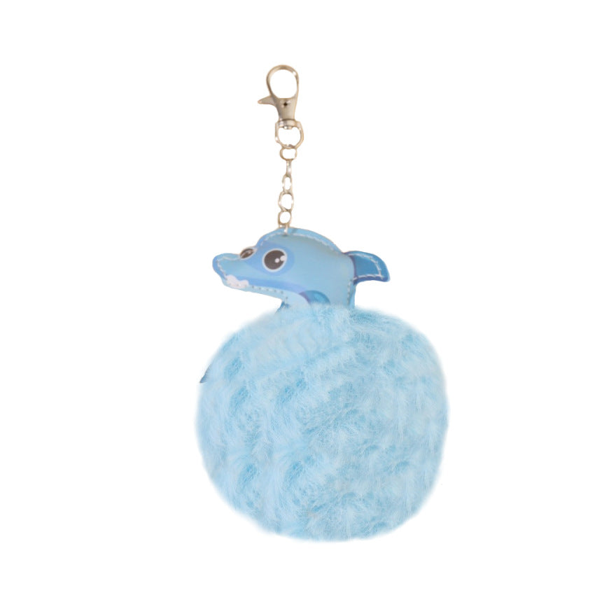 Wholesale Dolphin Plush Keychain