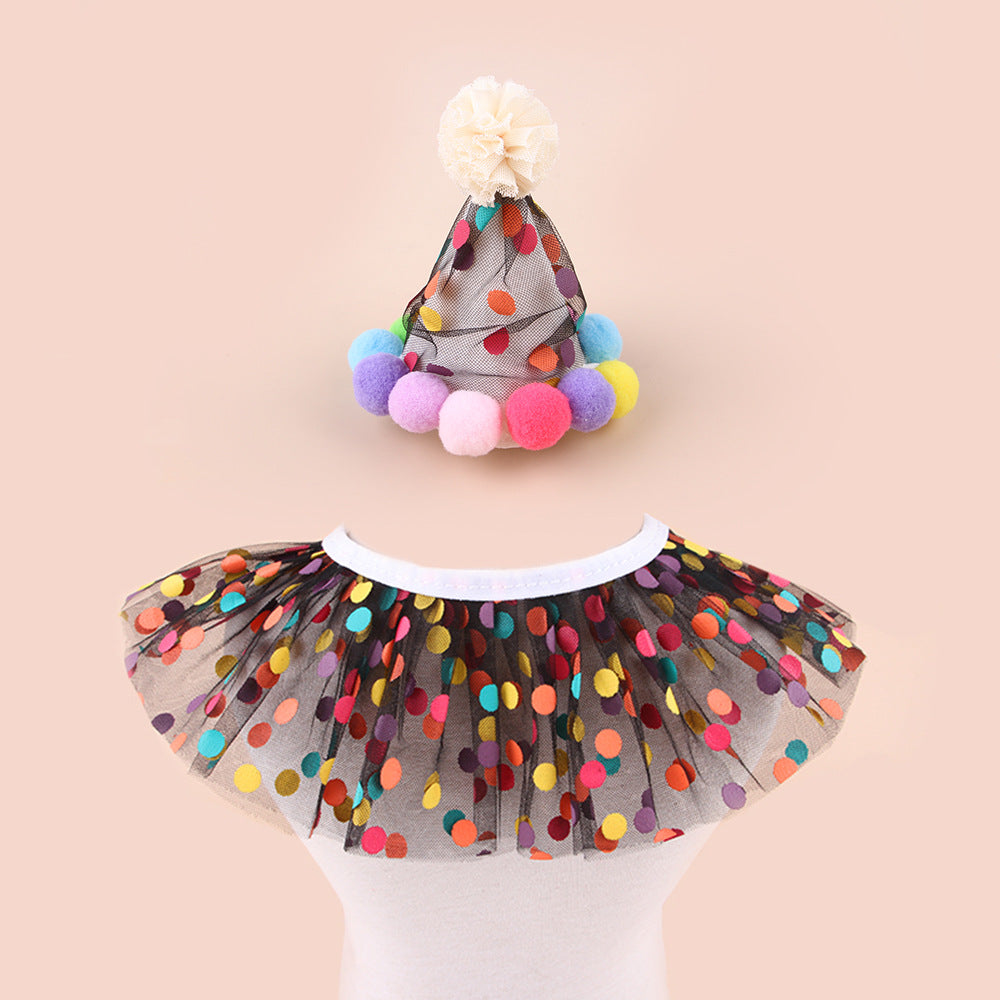 Wholesale pet birthday suit cute wind clothing cats and dogs can wear photo clothing