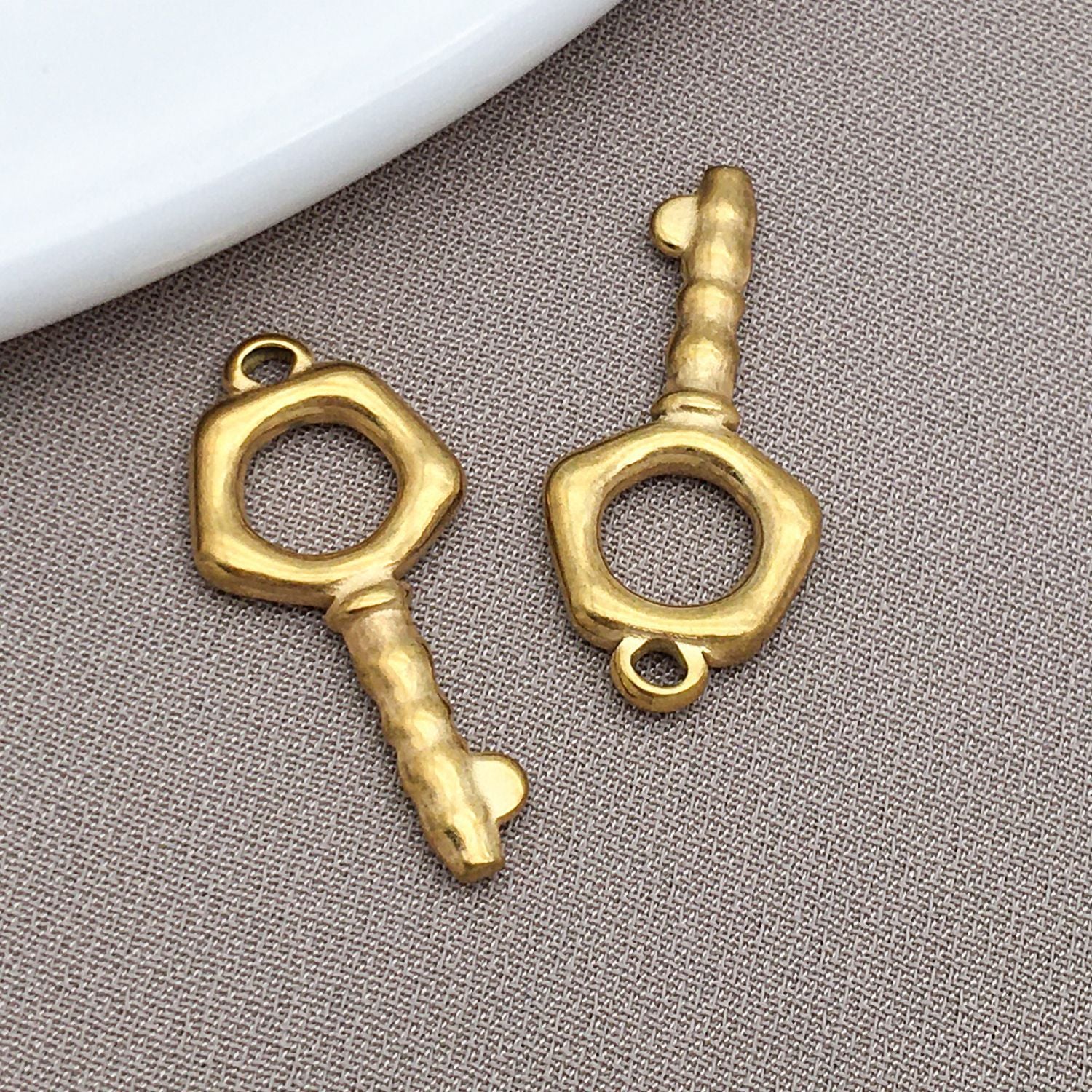 Wholesale Smooth Love Key Love Lock Stainless Steel Pendant