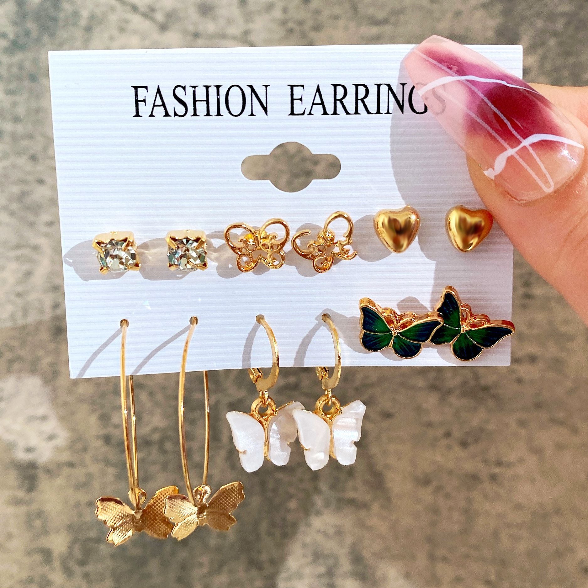 Wholesale Alloy Pearl Earring Set