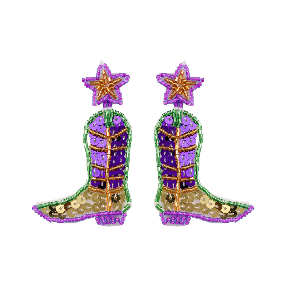 Wholesale New Colorful Knitted Alloy Handmade Rice Bead Earrings Fashion Unique Design Sensibility Trendy Festival Earrings Jewelry