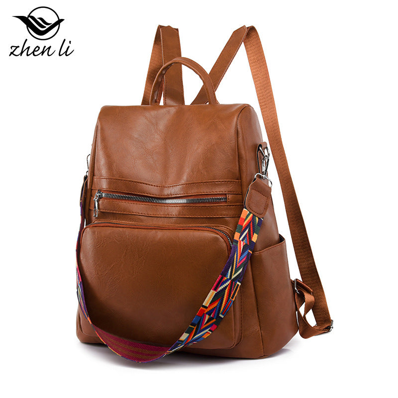 Wholesale High-end Fashion Large Capacity PU Women's Tote Backpack