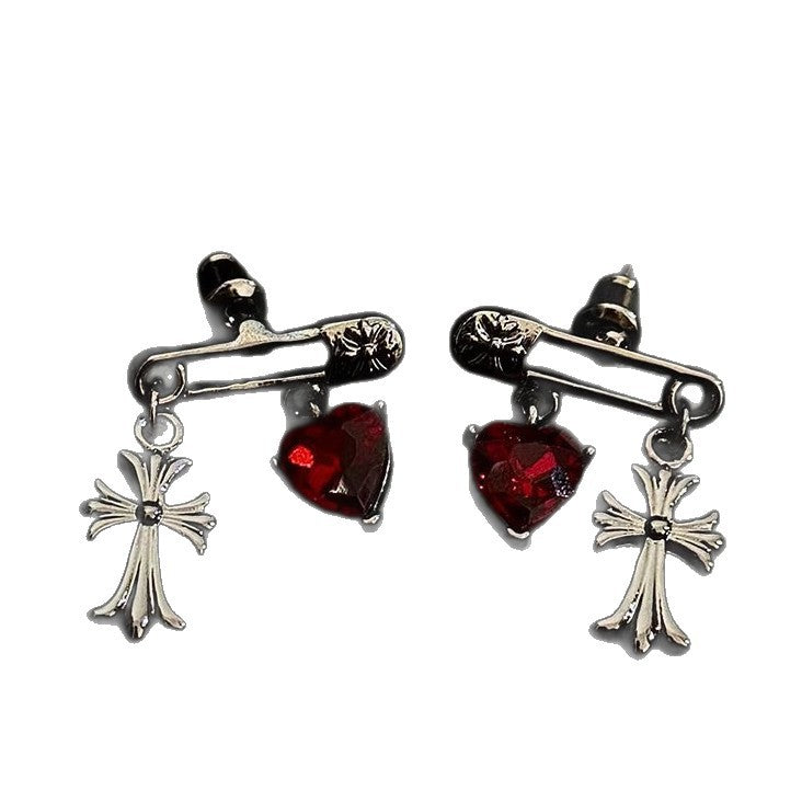 Wholesale Wear two rear hanging star and moon earrings