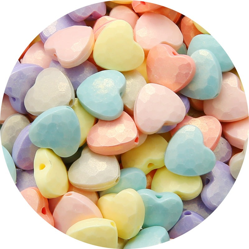 Wholesale Macaron Color Acrylic Beads with Straight Holes