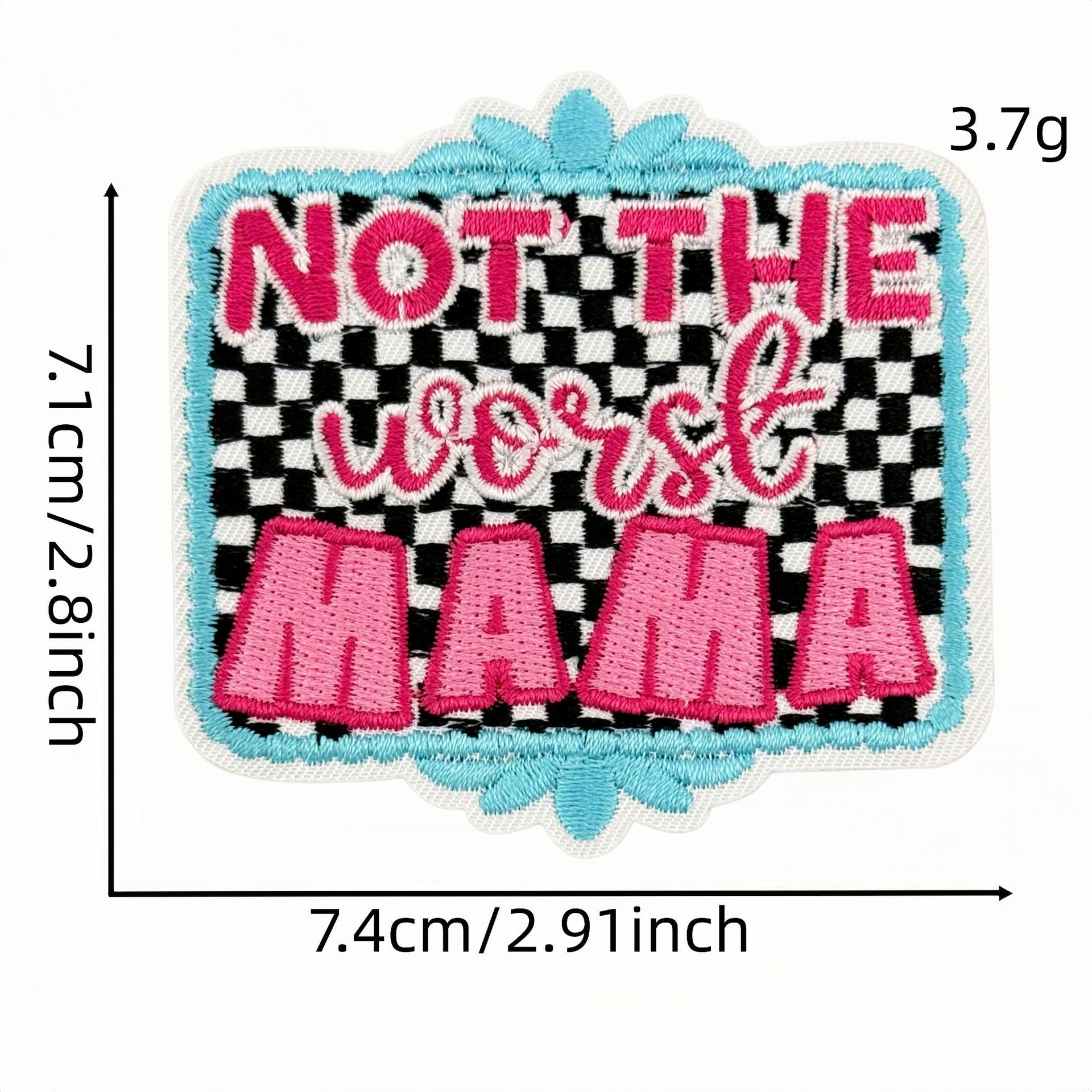 Wholesale 12 Pc Trendy Plaid Leopard Lightning Embroidered Iron On Patches For Hats DIY Decorative Accessory