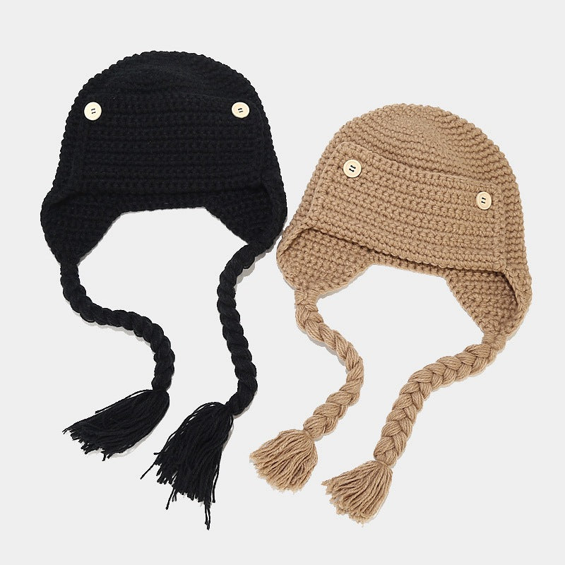 Wholesale Cotton Braids Beanies