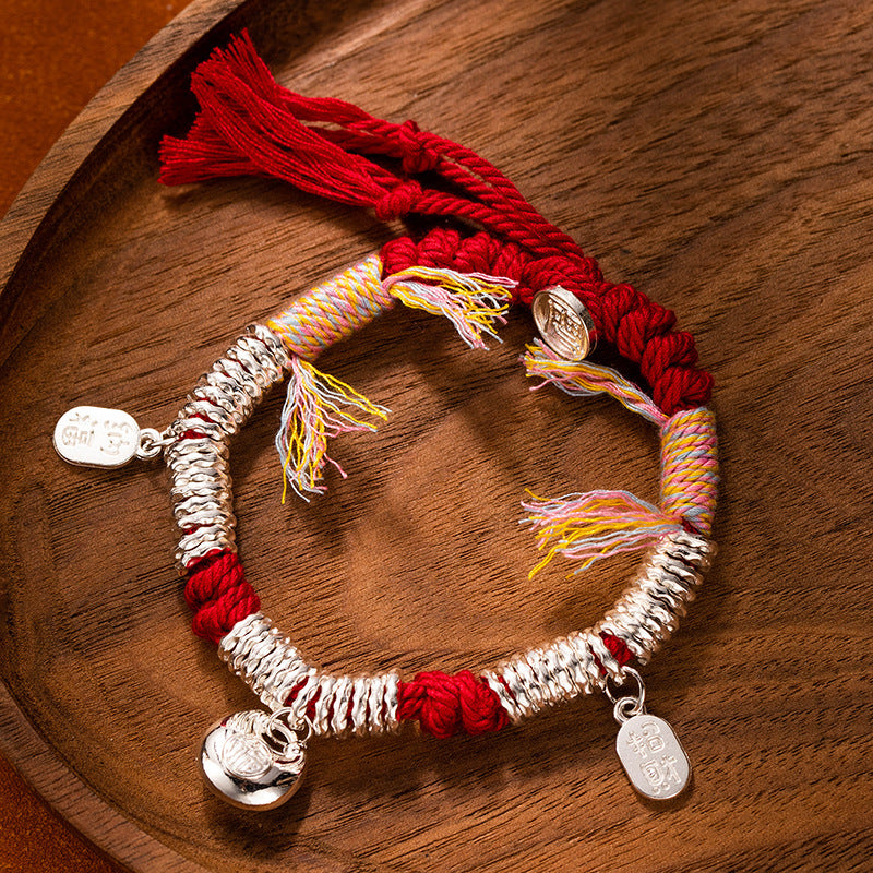 Wholesale Handmade Cotton Rope Bracelet Adjustable Stacked Rope Bracelet