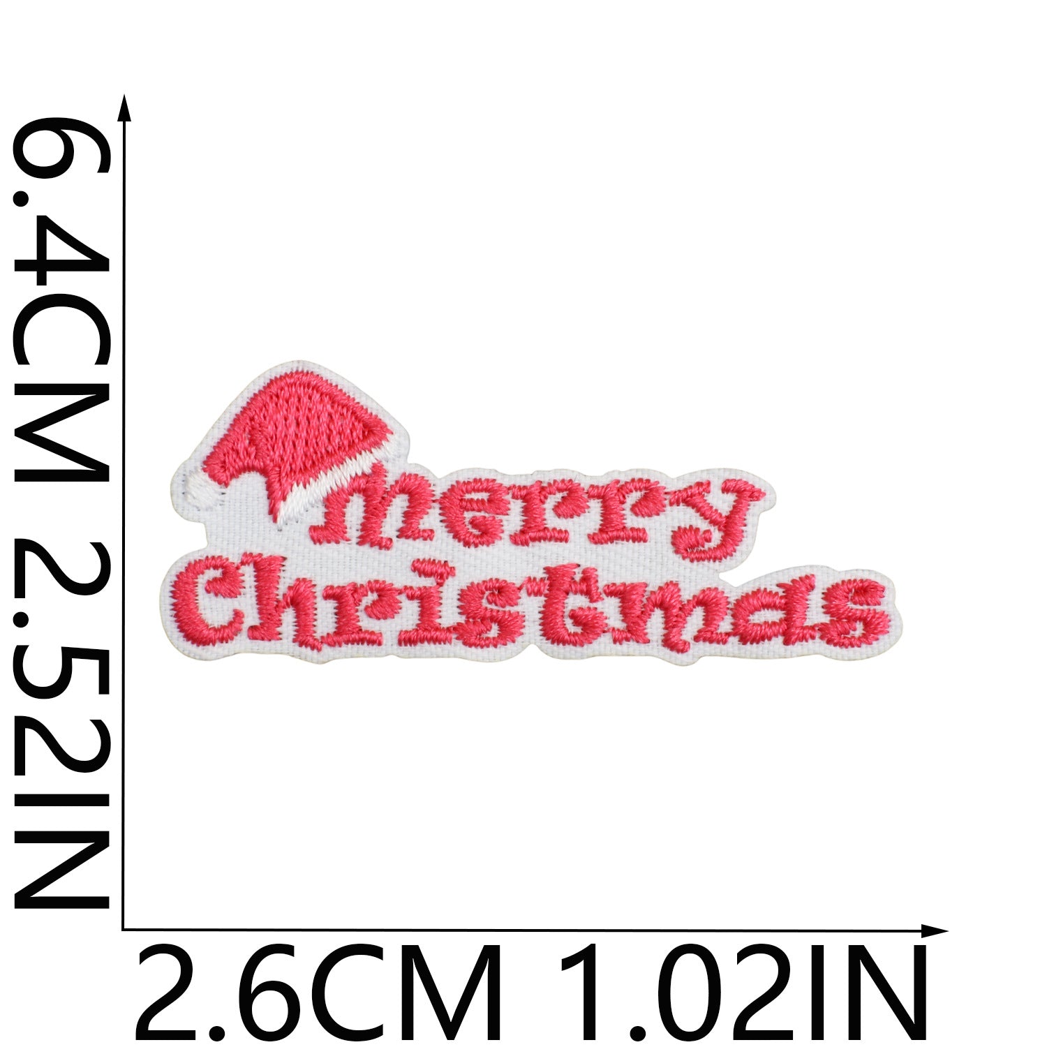 Wholesale Polyester Iron On Christmas Embroidered Patches Bells Stars Cartoon Design For Clothing DIY