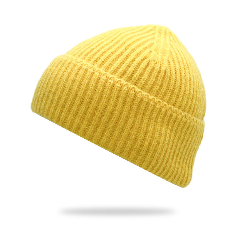 Wholesale Solid Color Knitted Beanie Hat