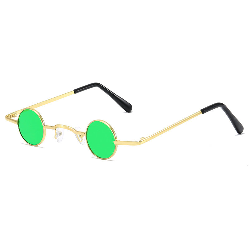 Wholesale Vintage Super Small Metal Frame Sunglasses