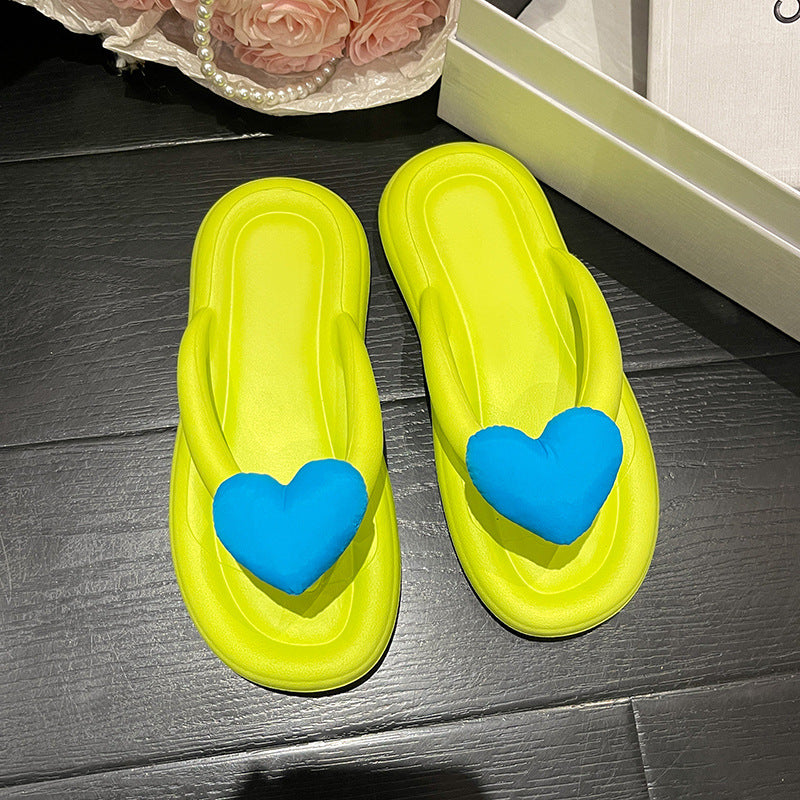 Wholesale PVC Cute Rainbow Color Slippers