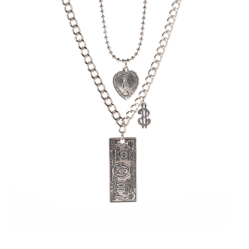 Wholesale Double Layer Simple Necklace