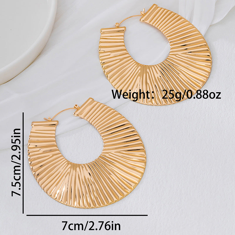 Wholesale Retro French Minimalist Titanium Steel Dangle Earrings For Women Chic Fashion Jewelry Accessory Party Everyday Wear Resale