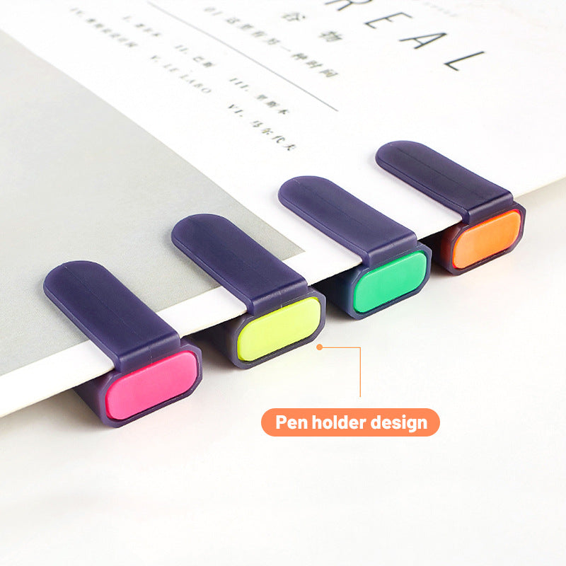 Wholesale Large Capacity Highlighting Color Plastic Fluorescent Markers