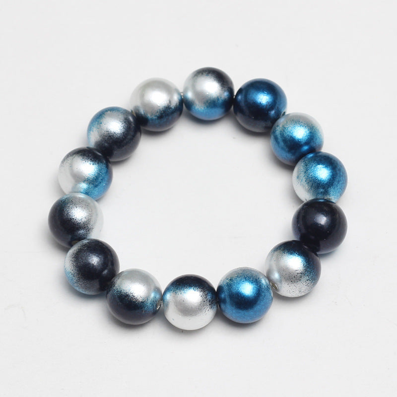 Wholesale Multicolored Pearl Children Beaded Bracelet