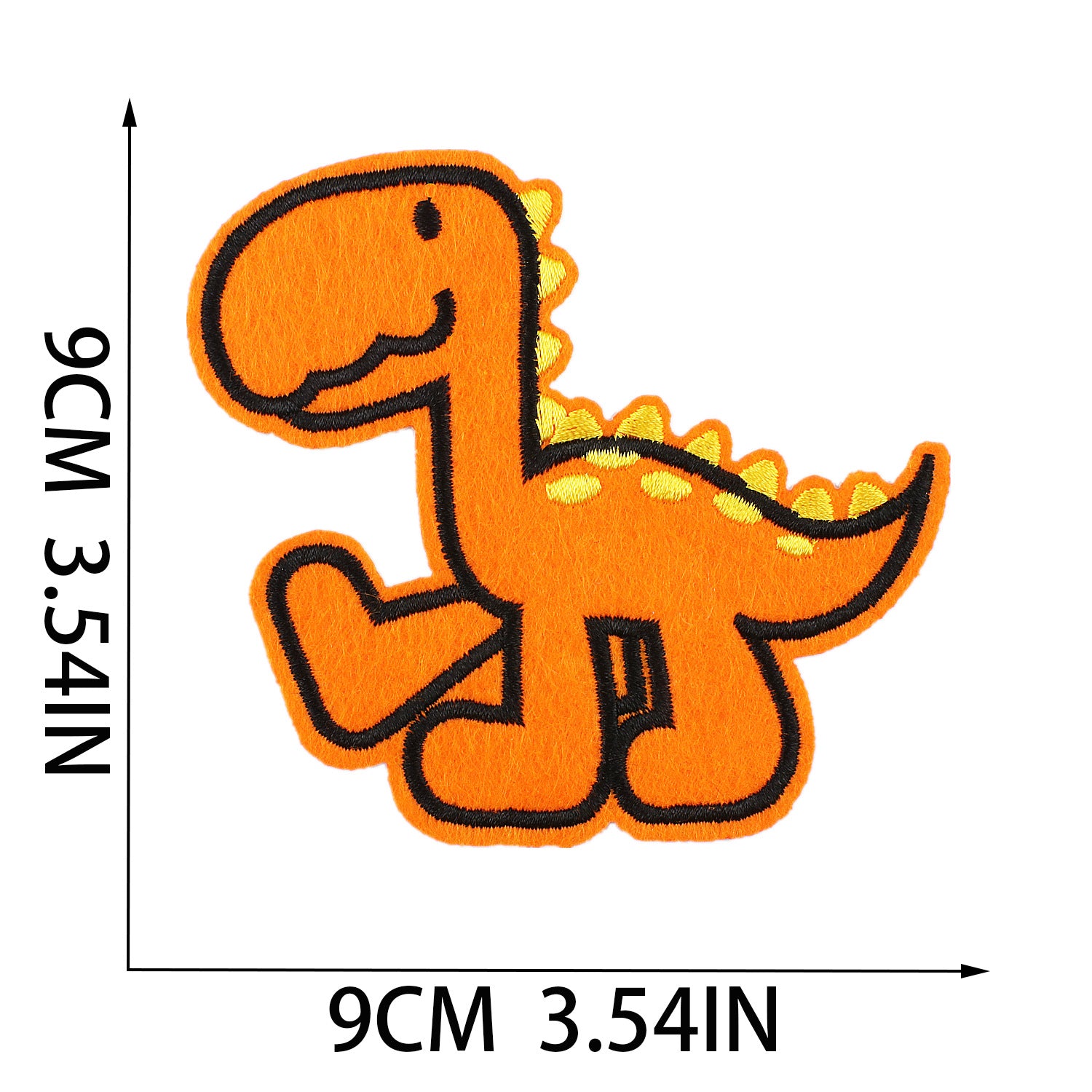 Wholesale Cute Dinosaur Embroidery Patches Polyester Clothing Decoration Set Of 12 Chic DIY Accessory For Boutique Resale