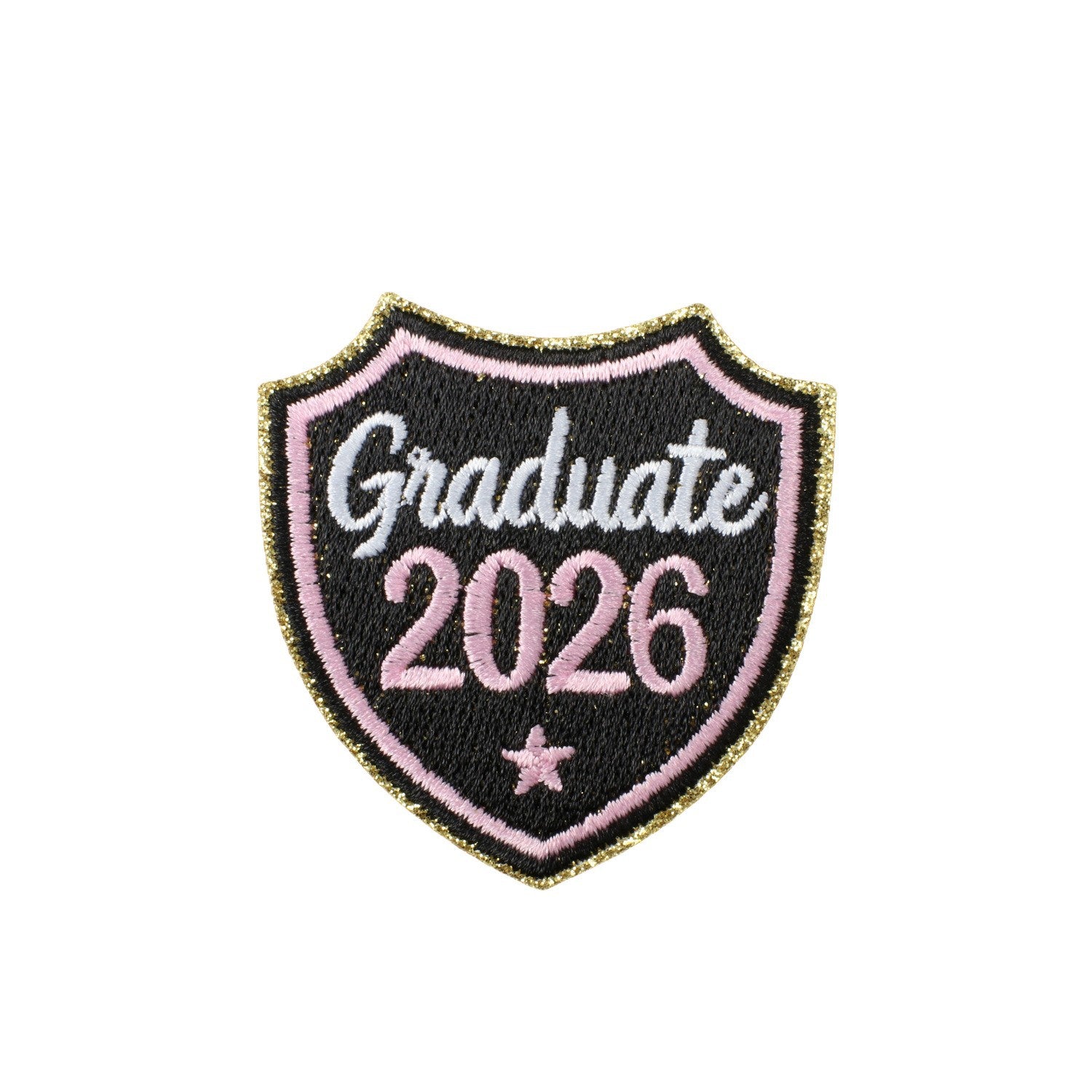 Wholesale Graduation Embroidered Patch Top Honors Future Promise Iron On Applique For Student Clothing DIY Fashion Accessory
