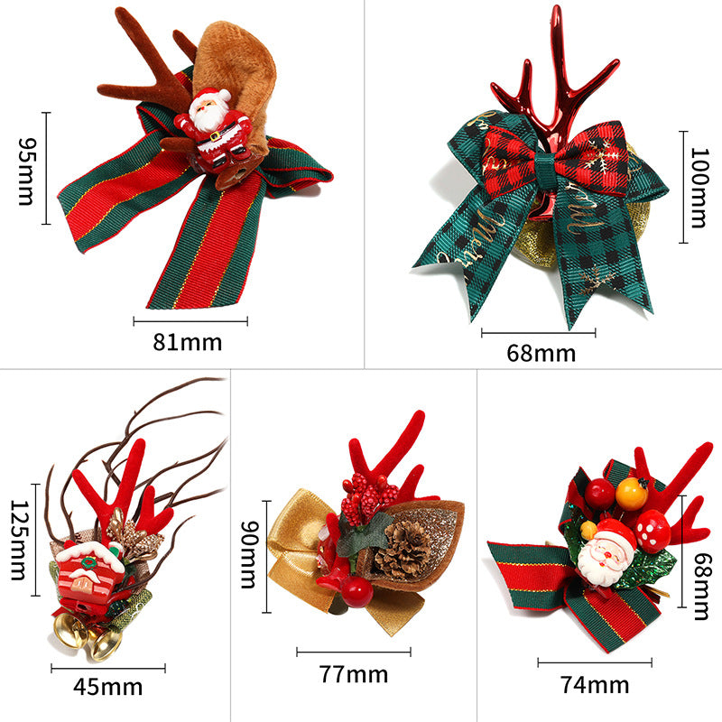 Wholesale 10pcs Christmas colorful Fancy Beads