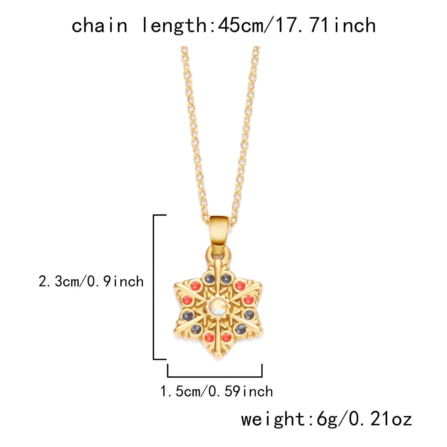 Wholesale Christmas Dopamine Colored Necklace