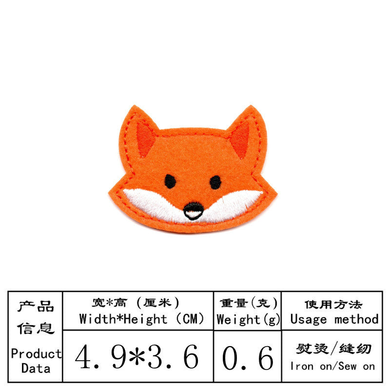 Wholesale Embroidered Animal Patches Rabbit Butterfly Cartoon Sew On Applique For Bags Clothes Towels DIY Decorative Craft Accessory
