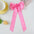 Wholesale Solid Color Polyester Ribbon Bow Hairpin Valentine's Day Handmade Rose Sweet Ribbon Fabric Duckbill Clip