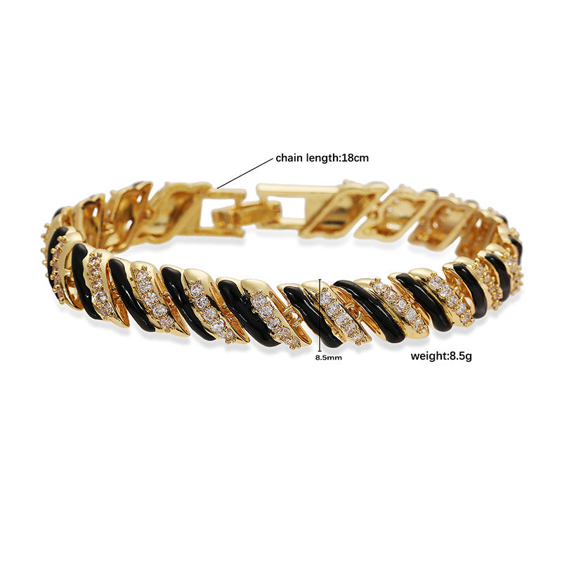 Wholesale Leopard Pattern Star-Shaped Love Bracelet