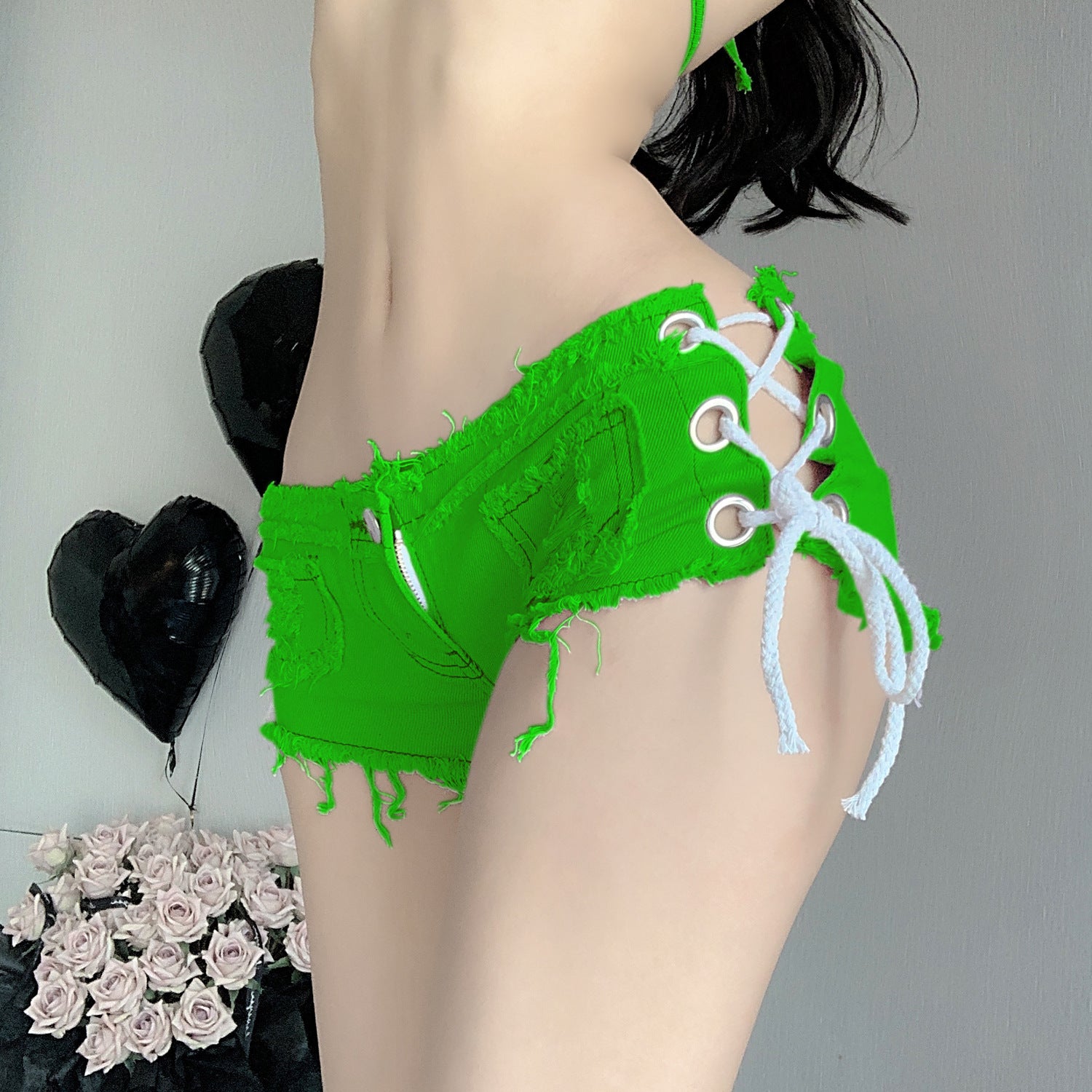 Wholesale Jeans denim shorts hot pants low waist sexy nightclub clothing